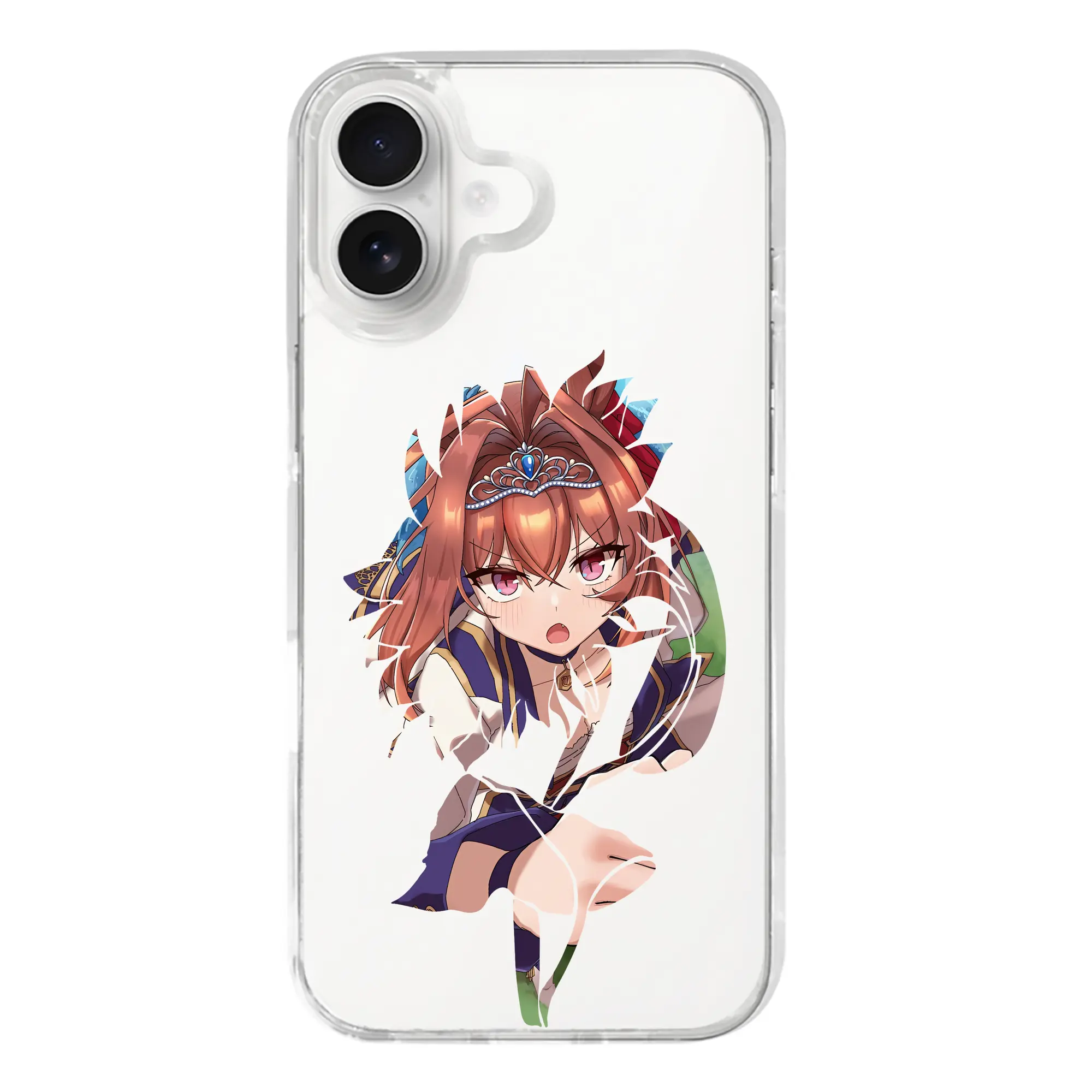 ウマ娘 プリティーダービー グッズ ダイワスカーレット - iPhone 17シリーズ 透明スマホケース – 薄型・耐衝撃・精密フィット保護カバー